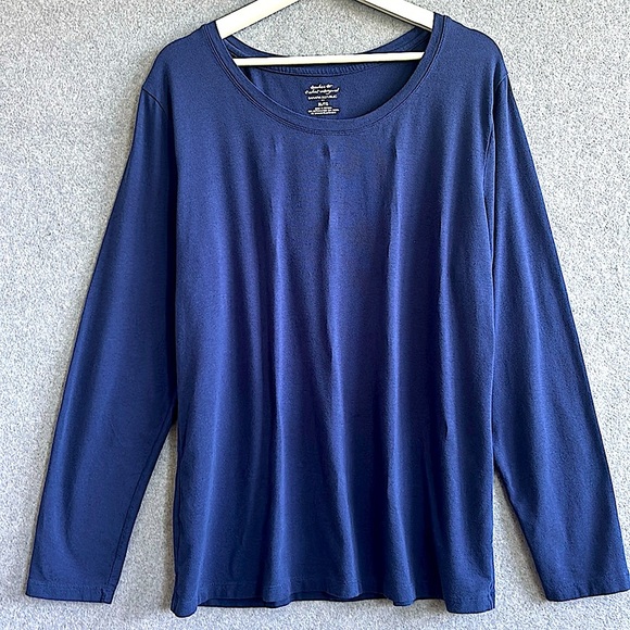 Banana Republic Tops - Banana Republic | Timeless Tee T-Shirt Intimparel (XL) Navy Blue